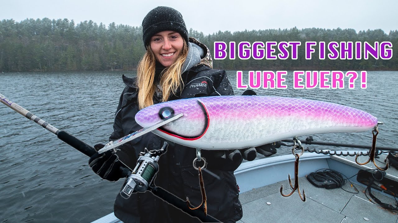 Fishing with the BIGGEST LURE EVER?! (Monster fishing)