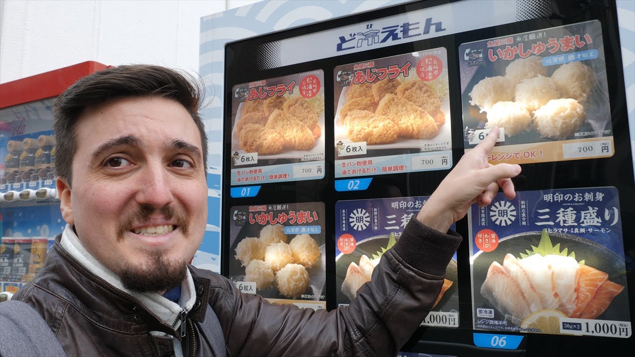 Sashimi Vending Machine in Japan!