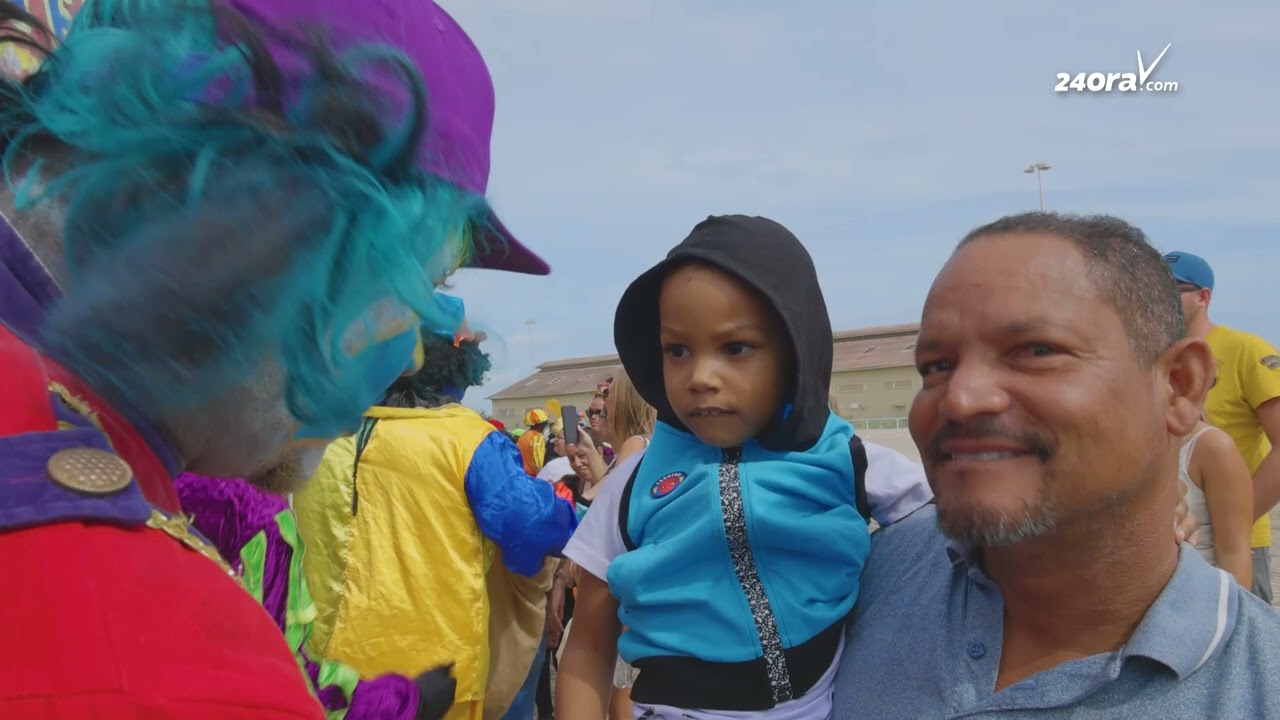 Sinterklaas a yega Aruba