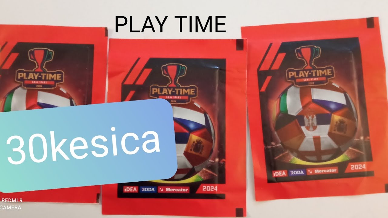 Otvaramo 30 kesica PLAY TIME sličica!(2024)