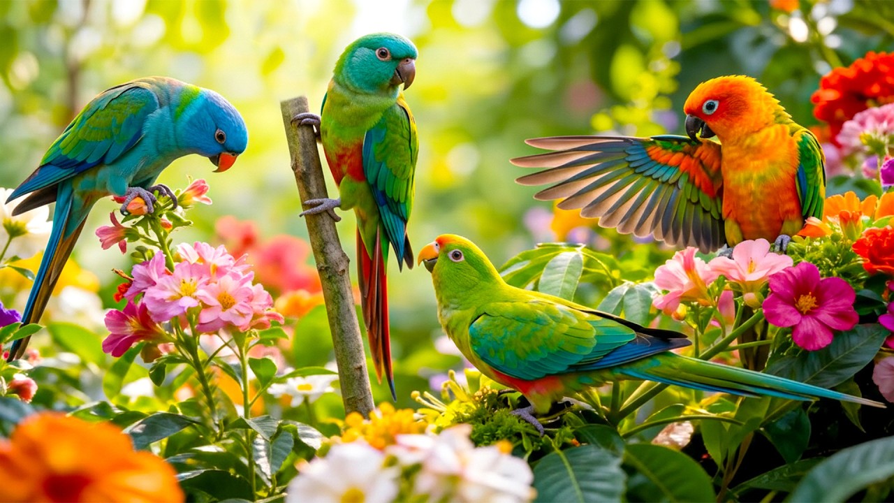 🌸 Beautiful Spring Birds Singing with Soft Piano 🎹 Relaxing Nature Sounds for Study & Concentration
