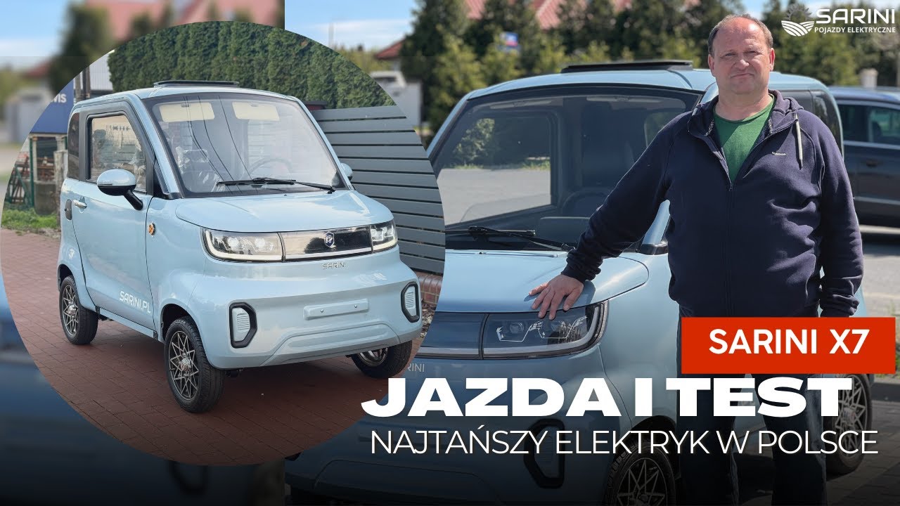 NAJTAŃSZY ELEKTRYK W POLSCE! [SARINI X7] #sarini #new