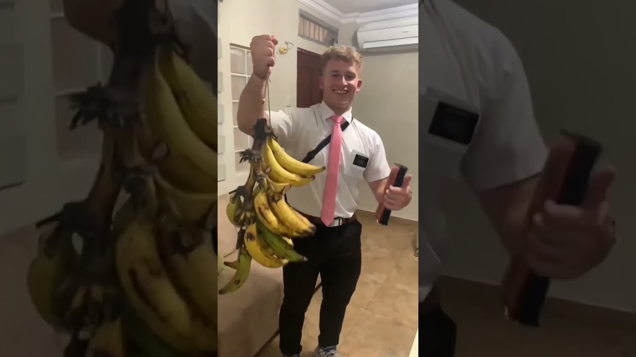 ELDERES Mormones reciben plátanos de regalo y pasa esto Iglesia de Jesucristo SUD Misioneros