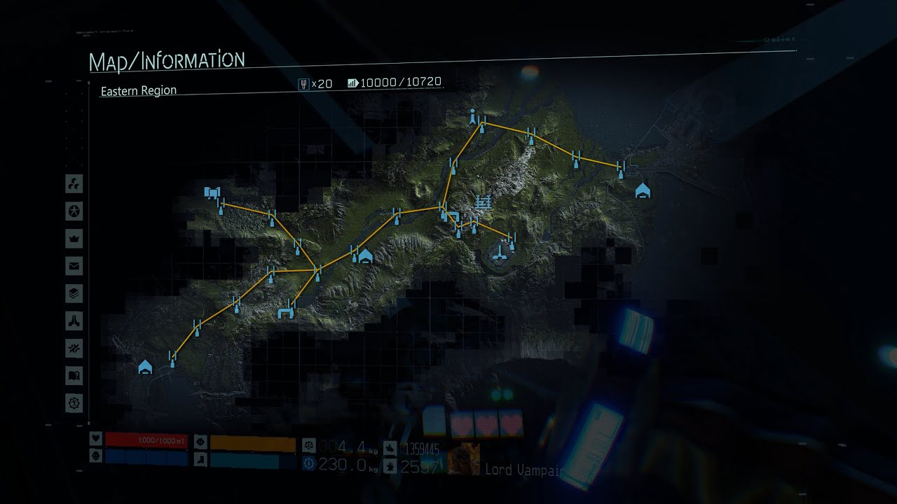 Eastern Region (Zip-Line Network) - Death Stranding DC