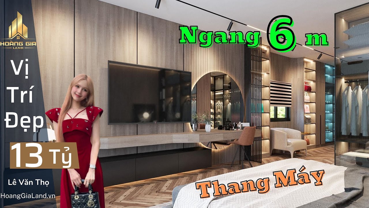 Bán Căn Nhà Tâm Huyết - Trang Bị Nội Thất CAO CẤP - HIỆN ĐẠI 4.0 | NGANG 6M - Có Thang Máy