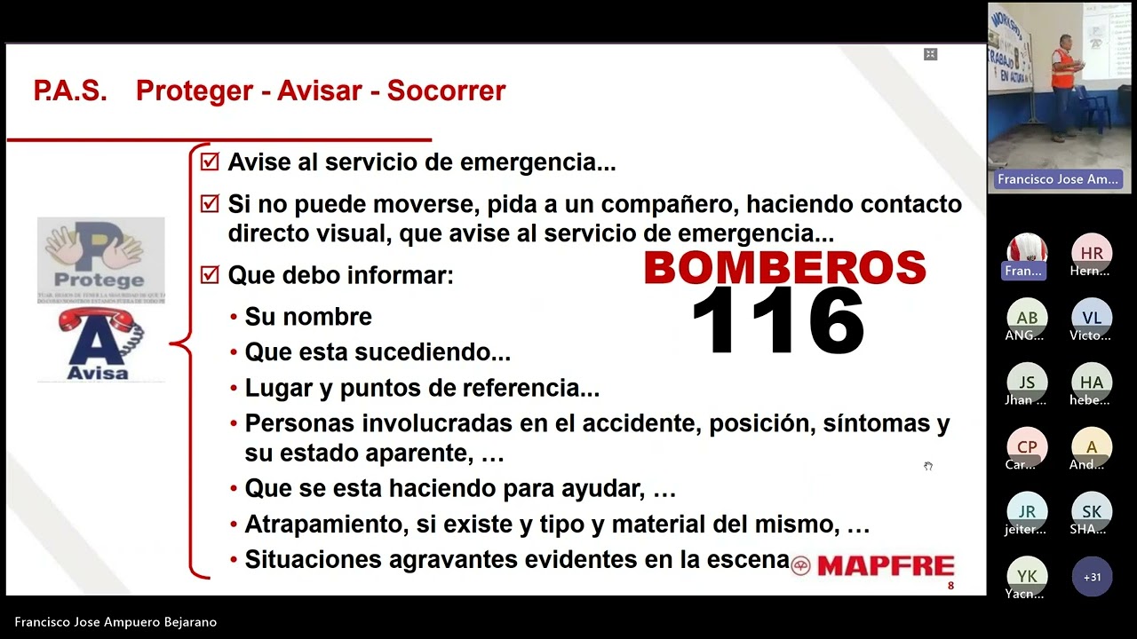 CAPACITACIÓN BRIGADA DE EMERGENCIA MAPFRE 2023 06 28 - COBRA PERU S.A.
