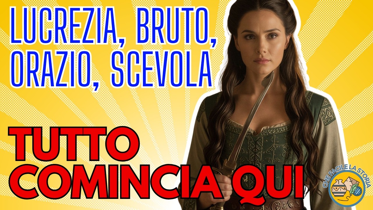 Roma Antica | Lucrezia, Bruto, Orazio Coclite e Muzio Scevola | Storie di coraggio e destino