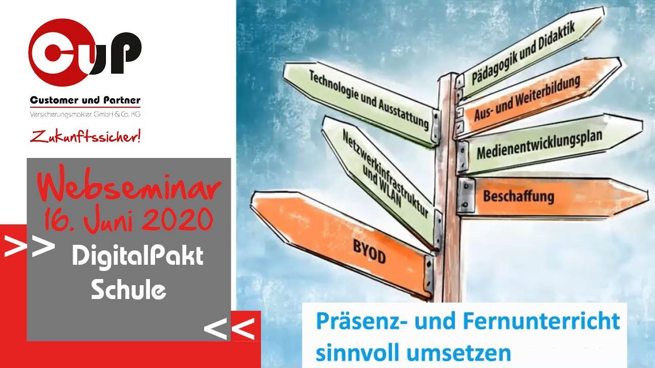 Webseminar  DigitalPakt Schule: Präsenz- & Fernunterricht im digitalen Klassenzimmer umsetzen