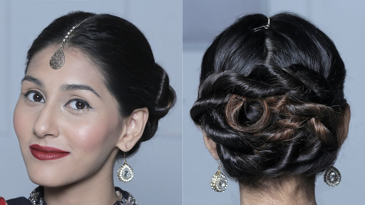 Wraparound Double Rope Braided Bun Hairstyle | Quick & Easy Hairstyles