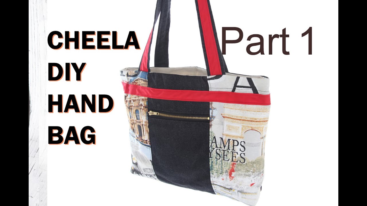 Cheela Version 2a / with zip pouch and lining / DIY Bag Vol 19A
