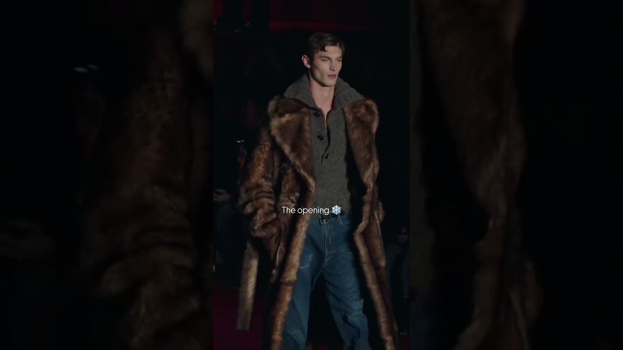 Kit Butler and Leon Dame For the opening and closing of Dolce&Gabbana FW25 Men's Show in Milan ❄😎
