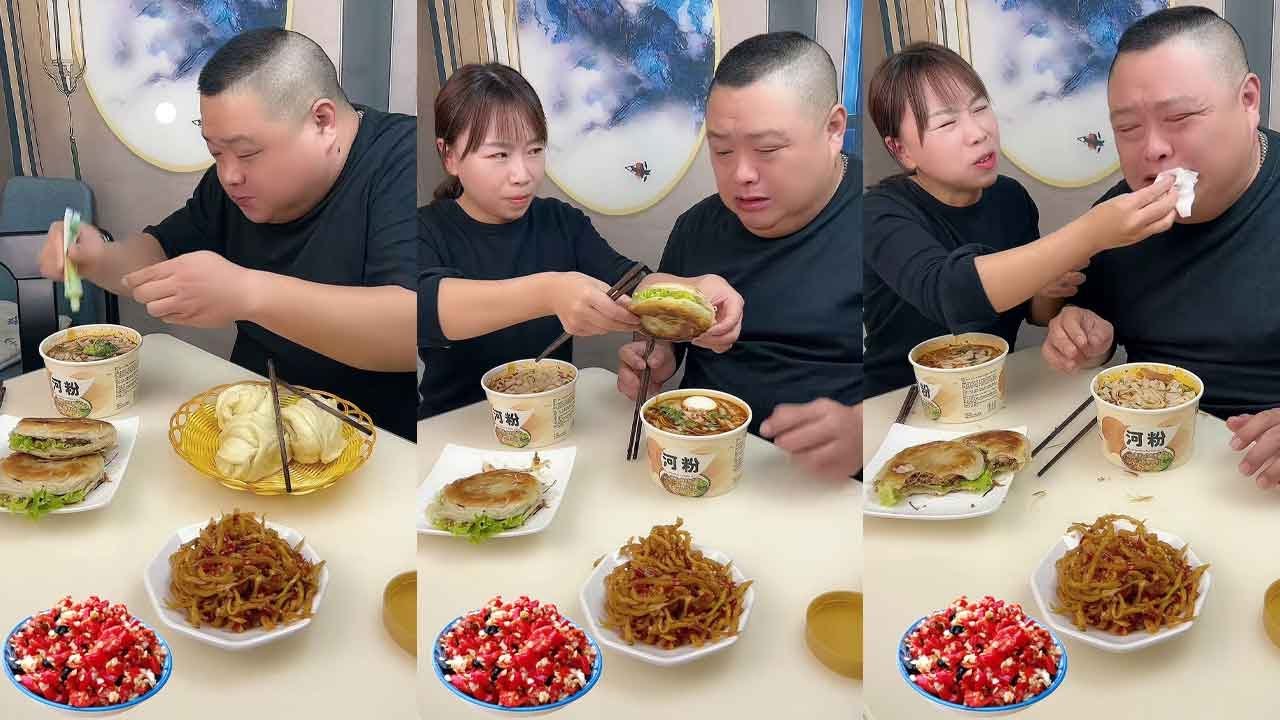 蠢老公竟然學會用芥末整蠱我，誰料被我看穿和他交換，最後直接吃哭了！ 【胖嫂美食】