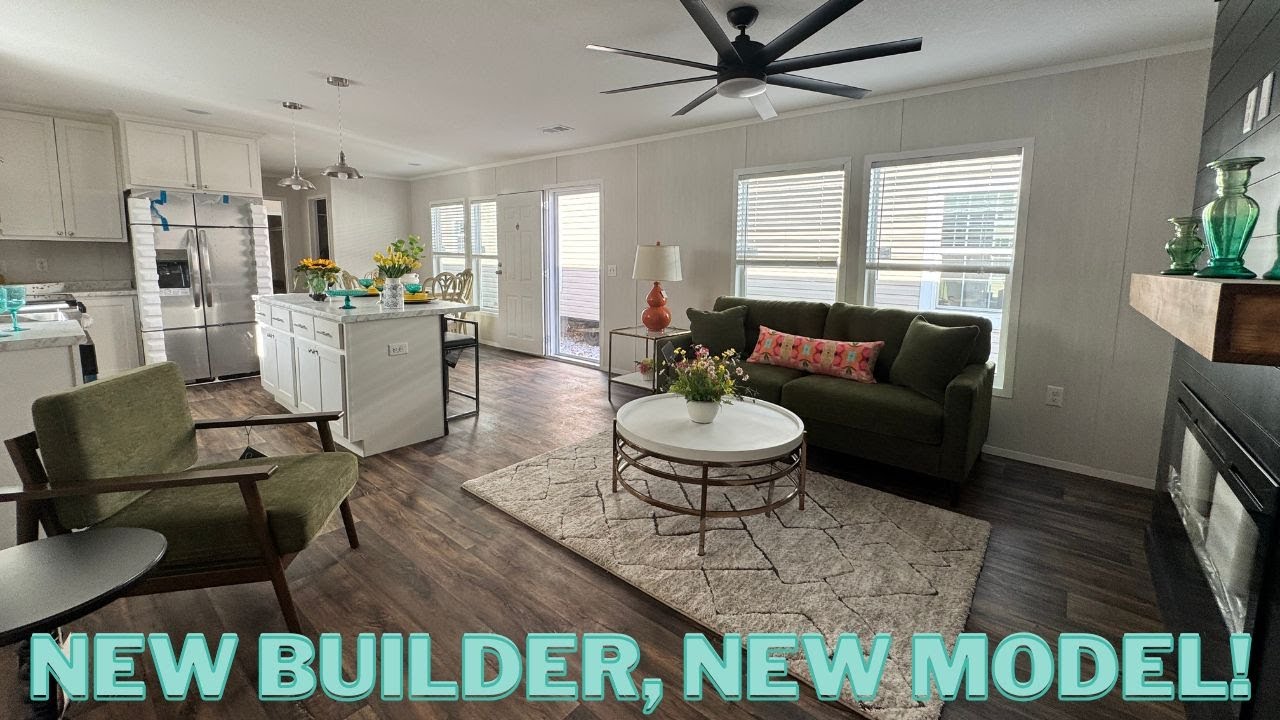 NEW MODEL! NEW MANUFACTURER! ECONOMICAL Single Wide Mobile Home From a NEVER SEEN BEFORE BUILDER! 4K