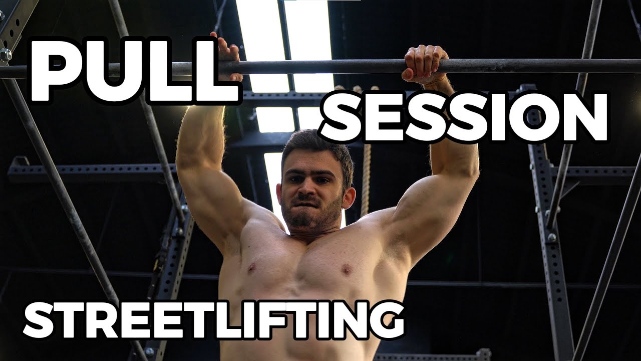 Pull session in a deload week | Streetlifting Vlog