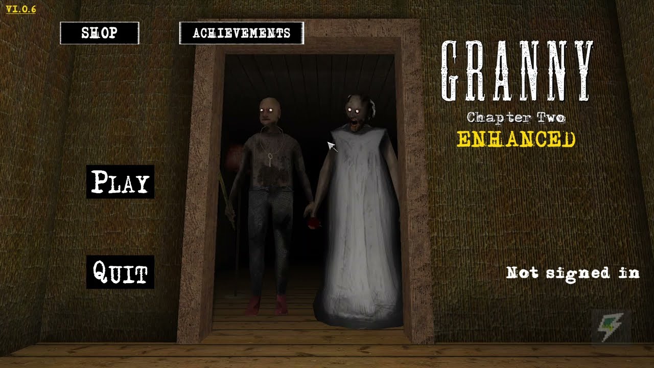 Granny 2 Enhanced Door Escape In Darker Mode (speedrun)