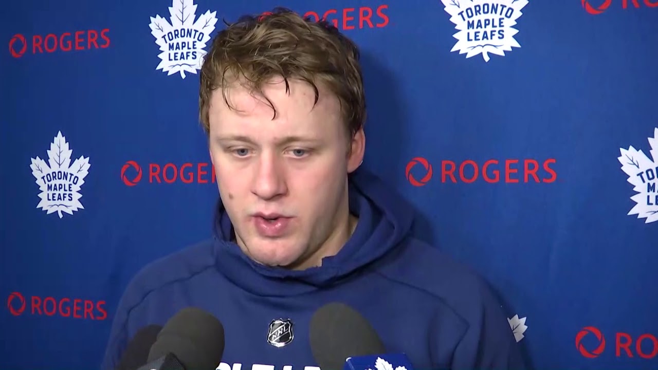 Maple Leafs Practice: Morgan Rielly - March 21, 2018