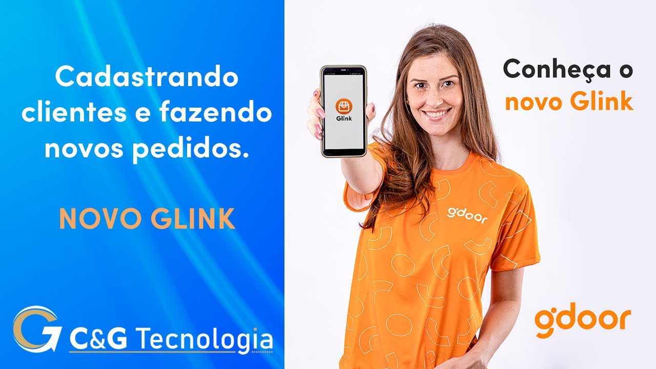 Cadastrando Clientes e Efetuando Pedidos pelo APP de Vendas Externas Glink.