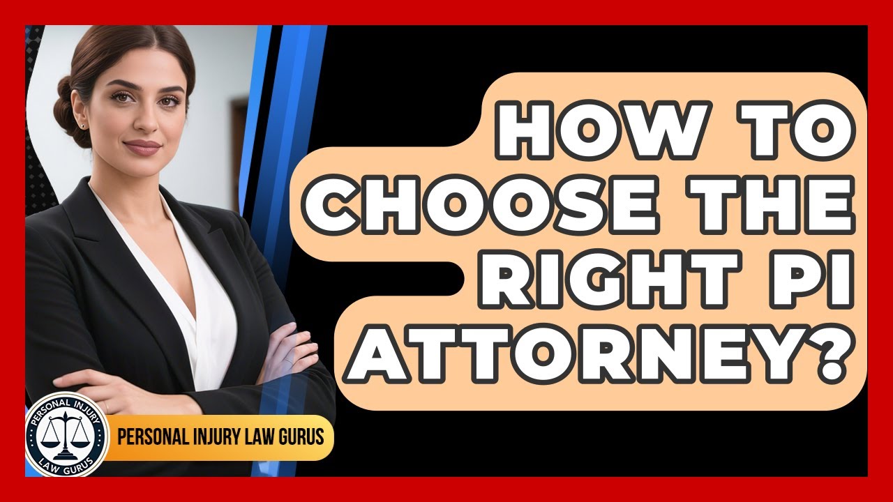 How To Choose The Right PI Attorney? - Personal Injury Law Gurus