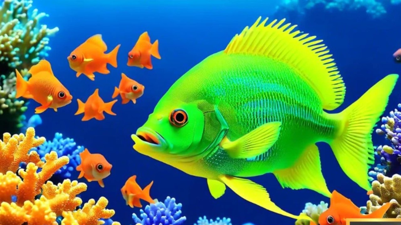 4K Aquarium Ultra HD | Jellyfish & Tropical Coral Reef Fish