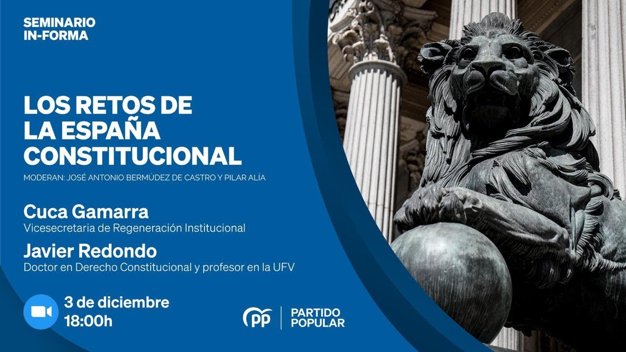 🔵 DIRECTO: Cuca Gamarra participa en el Seminario Informa del PP