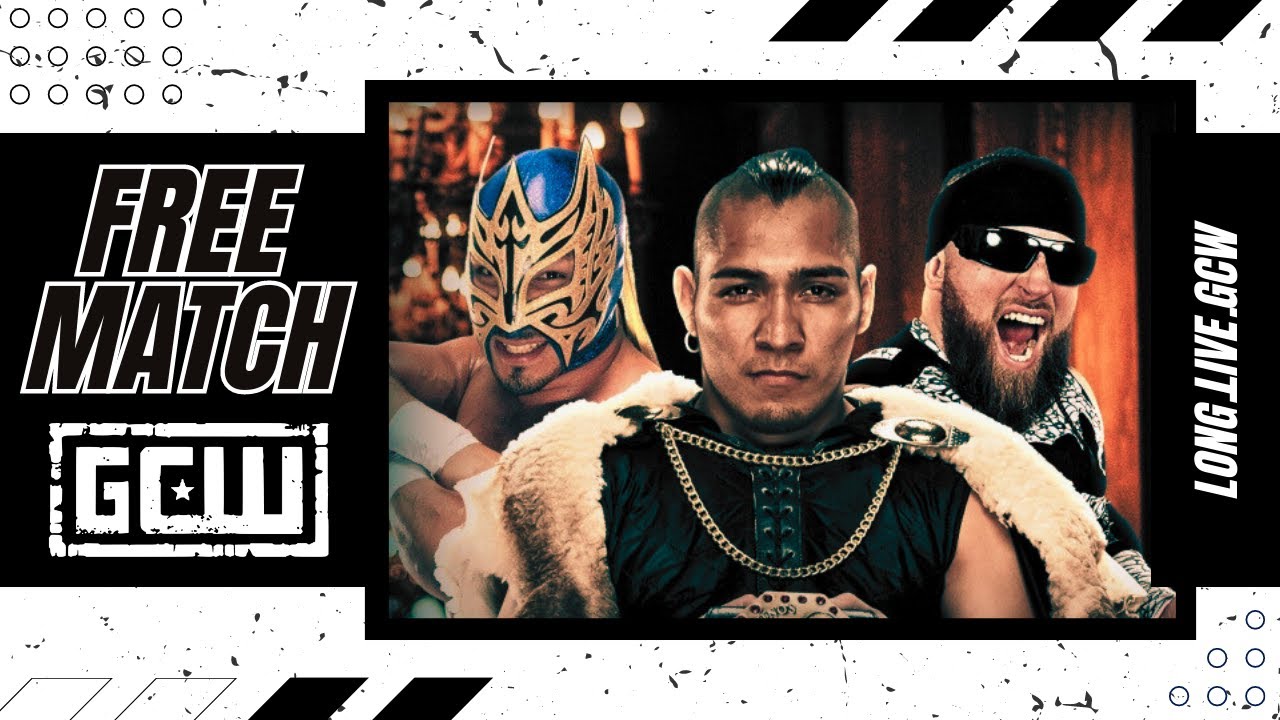GCW - [FREE MATCH] El Hijo Del Vikingo vs Komander vs Gringo Loco | #LONGLIVEGCW