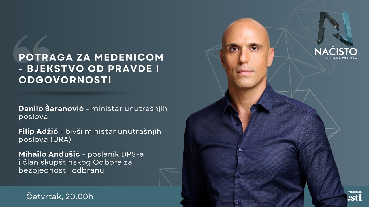 Načisto: Potraga za Medenicom - bjekstvo od pravde i odgovornosti