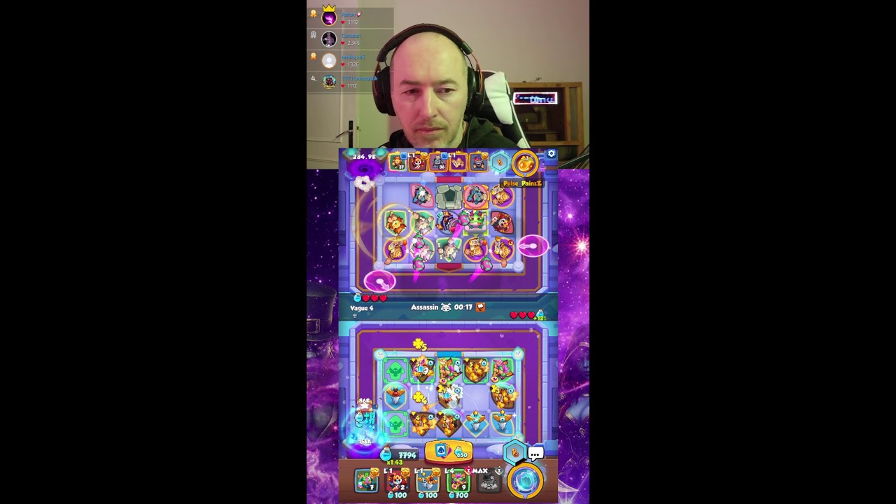 rush royale - le cogneur ça cogne ? !discord / code createur lebricou