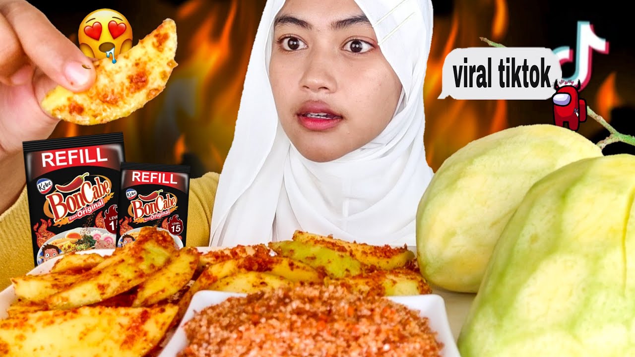 TERNYATA RASANYA ⁉️ MUKBANG MANGGA MUDA BON CABE VIRAL TIKTOK | RUJAK BANGKOK