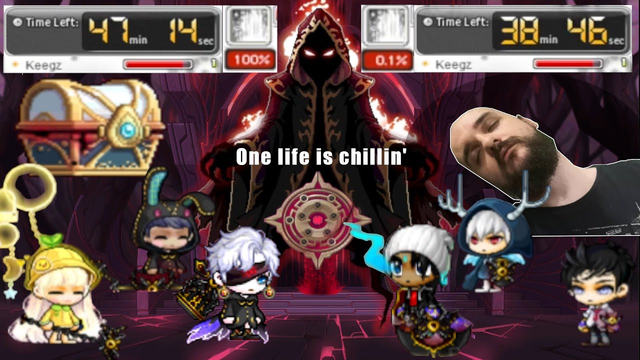Maplestory Level 270 Paladin 44k Stat Black Mage Party Clear [REBOOT NA]