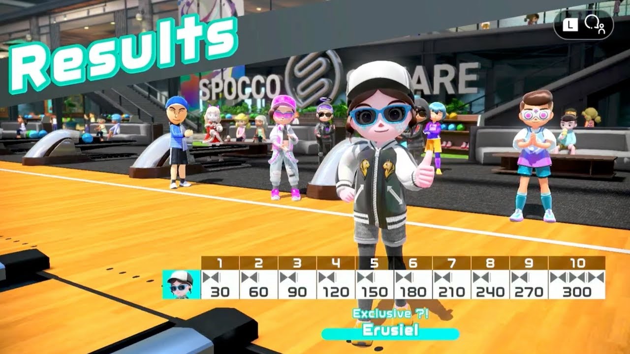 Perfect Game! Nintendo Switch Sports: Bowling.