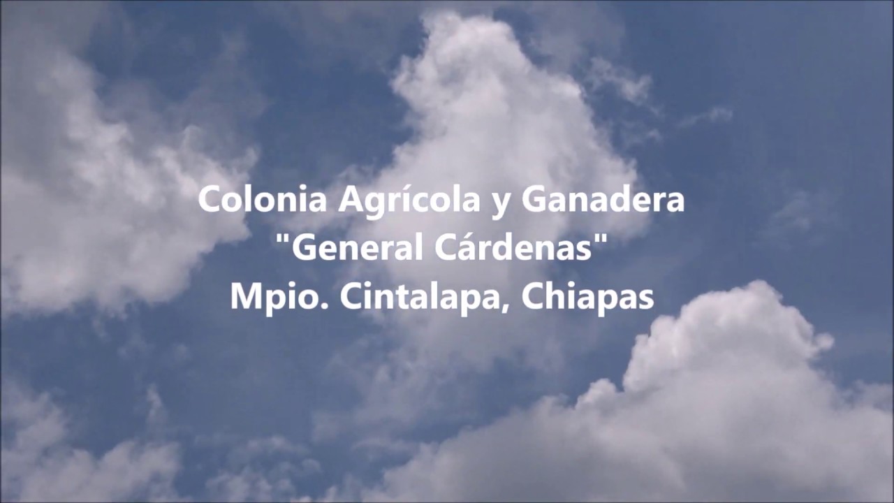 Descripcion de una comunidad rural en la selva Zoque de Chiapas