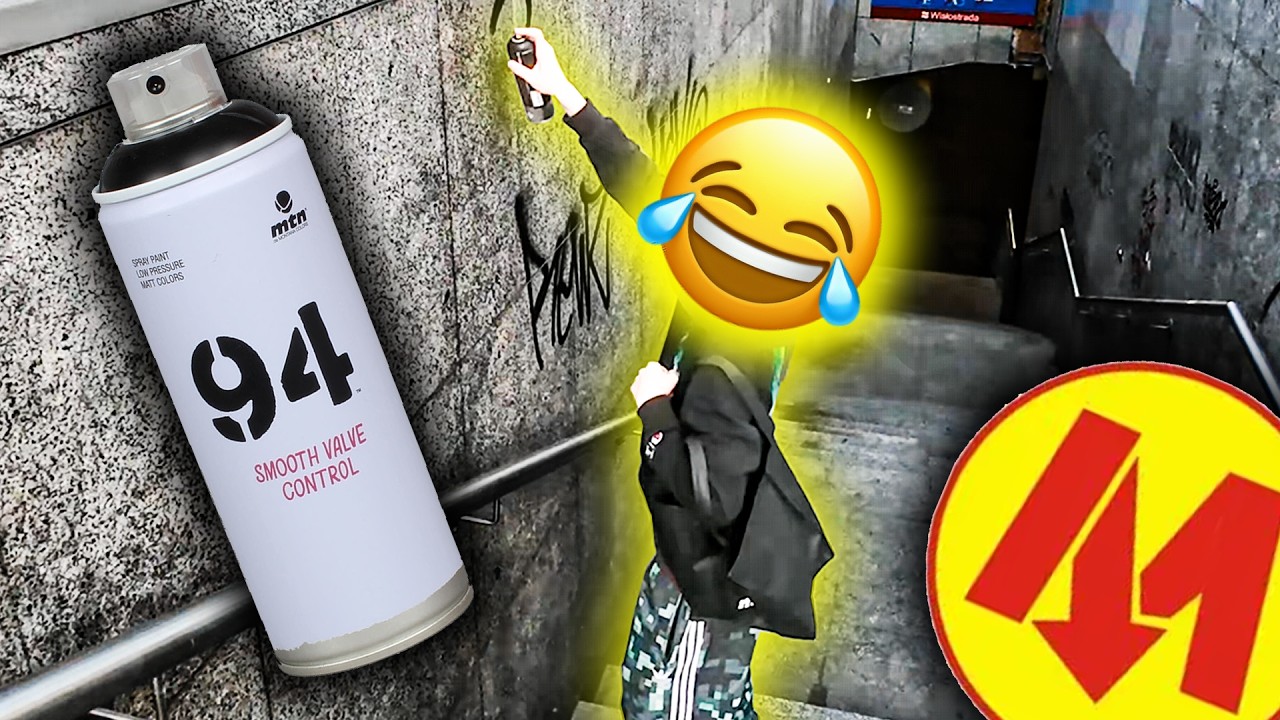MALOWANIE GRAFFITI W WARSZAWIE ZE STARĄ EKIPĄ