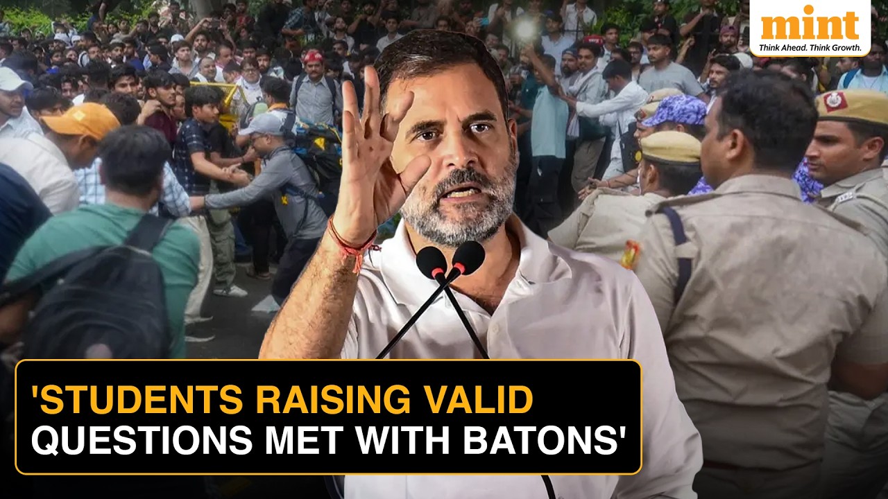 On Cam: Rahul Gandhi Breaks Silence On Crackdown On CJP Protests, Calls Govt 'Youth Hostile'