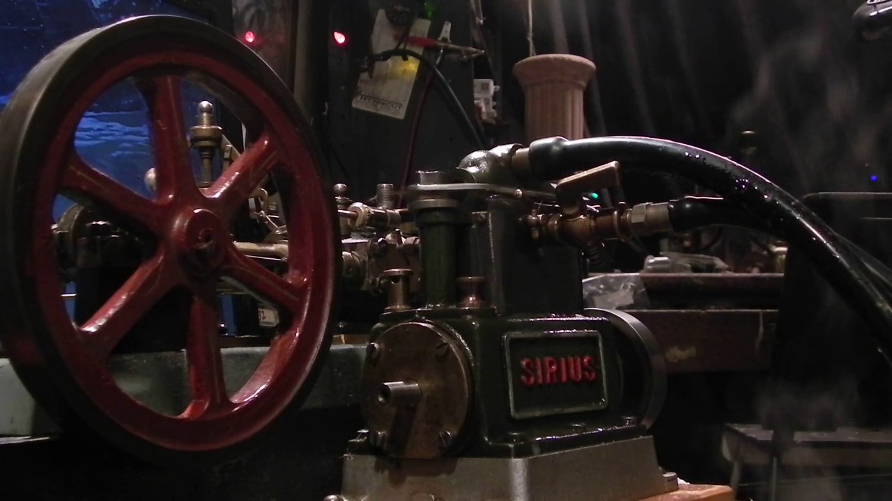 Stripped and polished bevel gear on Stuart sirius twin steam engine