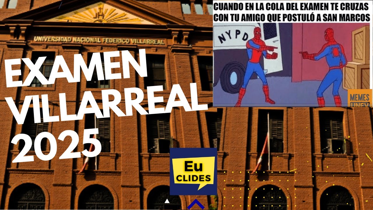🔴 ÚLTIMO EXAMEN DE ADMISIÓN VILLARREAL 👏 2025 Todas las áreas ENVIA TUS EXAMEN