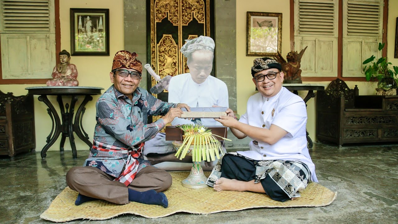 SIMAKRAMA MENKOPOLHUKAM,  PROF MAHFUD MD KE PURI KAUHAN UBUD  #purikauhanubud #ubud