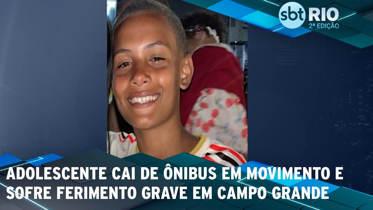 Adolescente cai de ônibus em movimento e sofre ferimento grave em Campo Grande