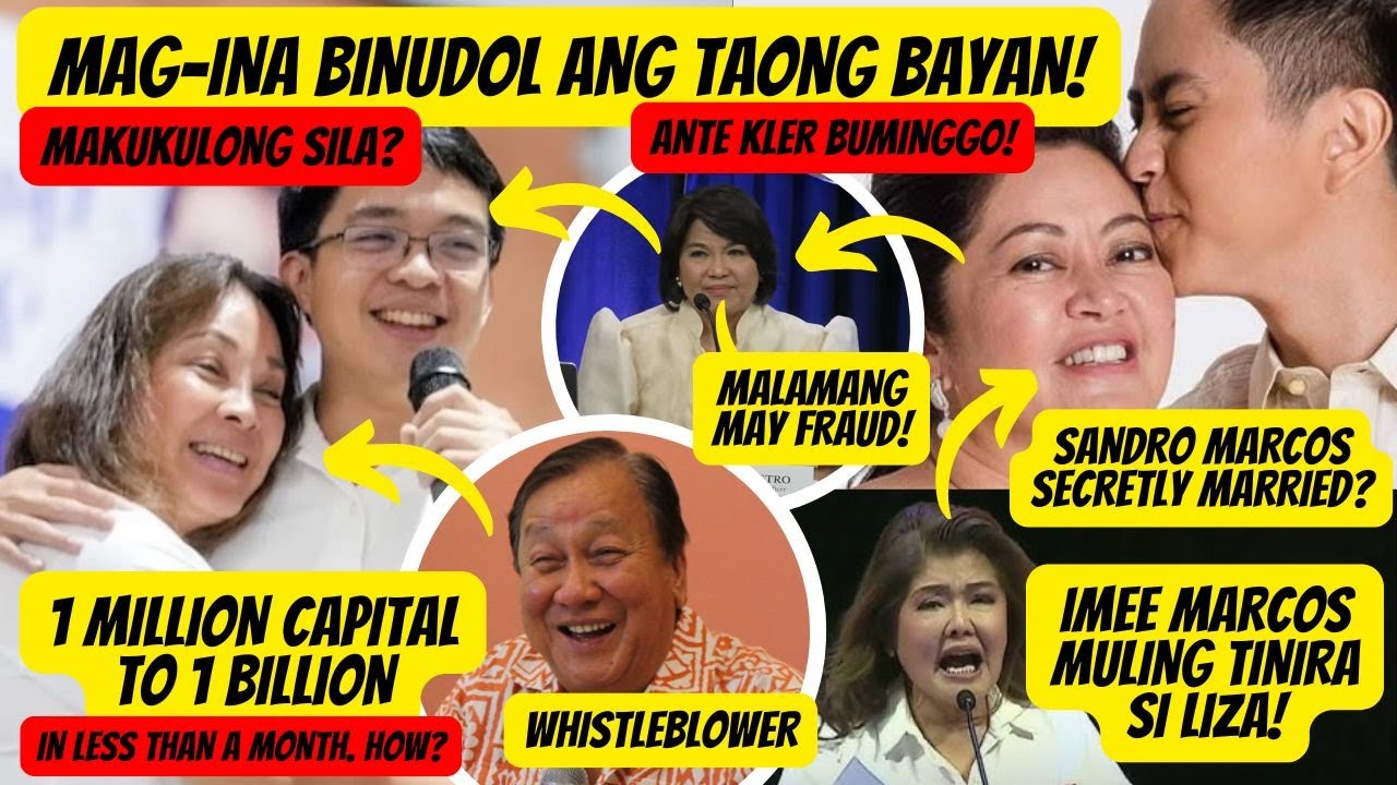 SANDRO SECRETLY MARRIED? MAG-INANG LEGARDA-LEVISTE IPAPAKULONG NI BBM? IMEE MULING TINIRA SI LIZA!