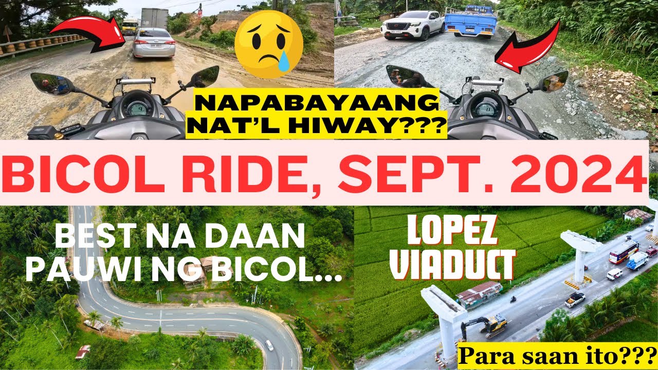 Bicol Ride Sept. 2024 Via the "Backdoor of Laguna"/First time natin makapag drone sa biyahe/Part 1