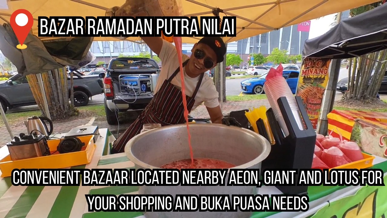 POV Bazar Ramadan Putra Nilai 🇲🇾 Simple Bazaar Tapi Sangat Convenient!