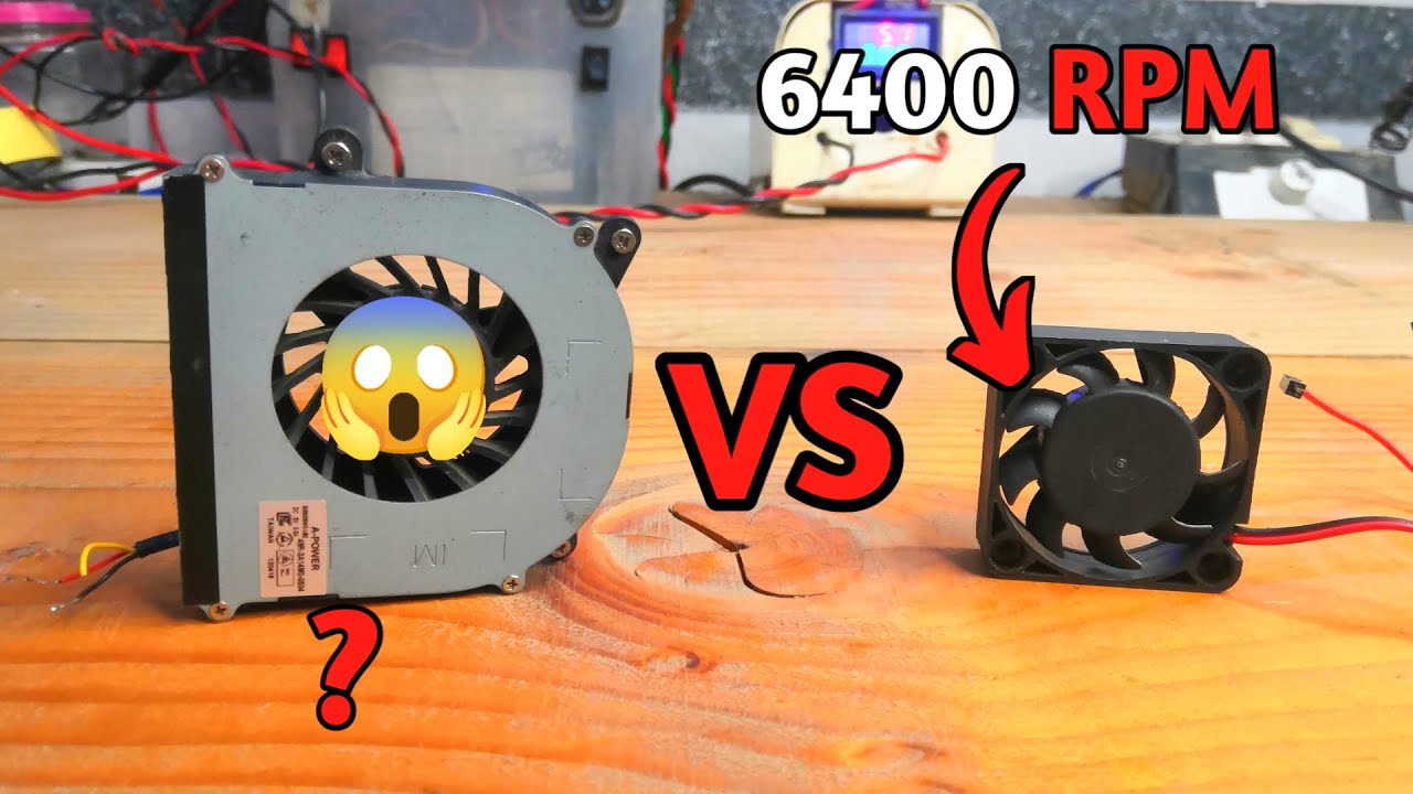 Blower FAN VS 5V 40mm FAN!!