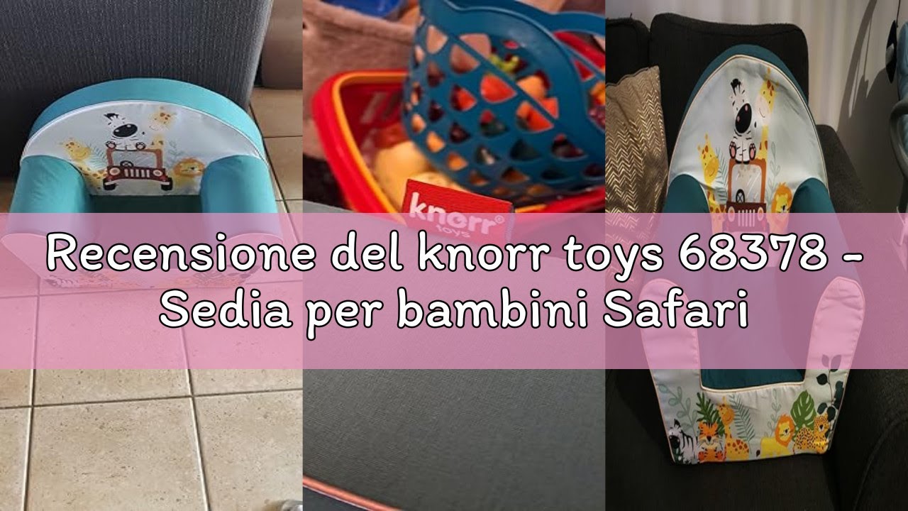 Recensione del knorr toys 68378 - Sedia per bambini Safari