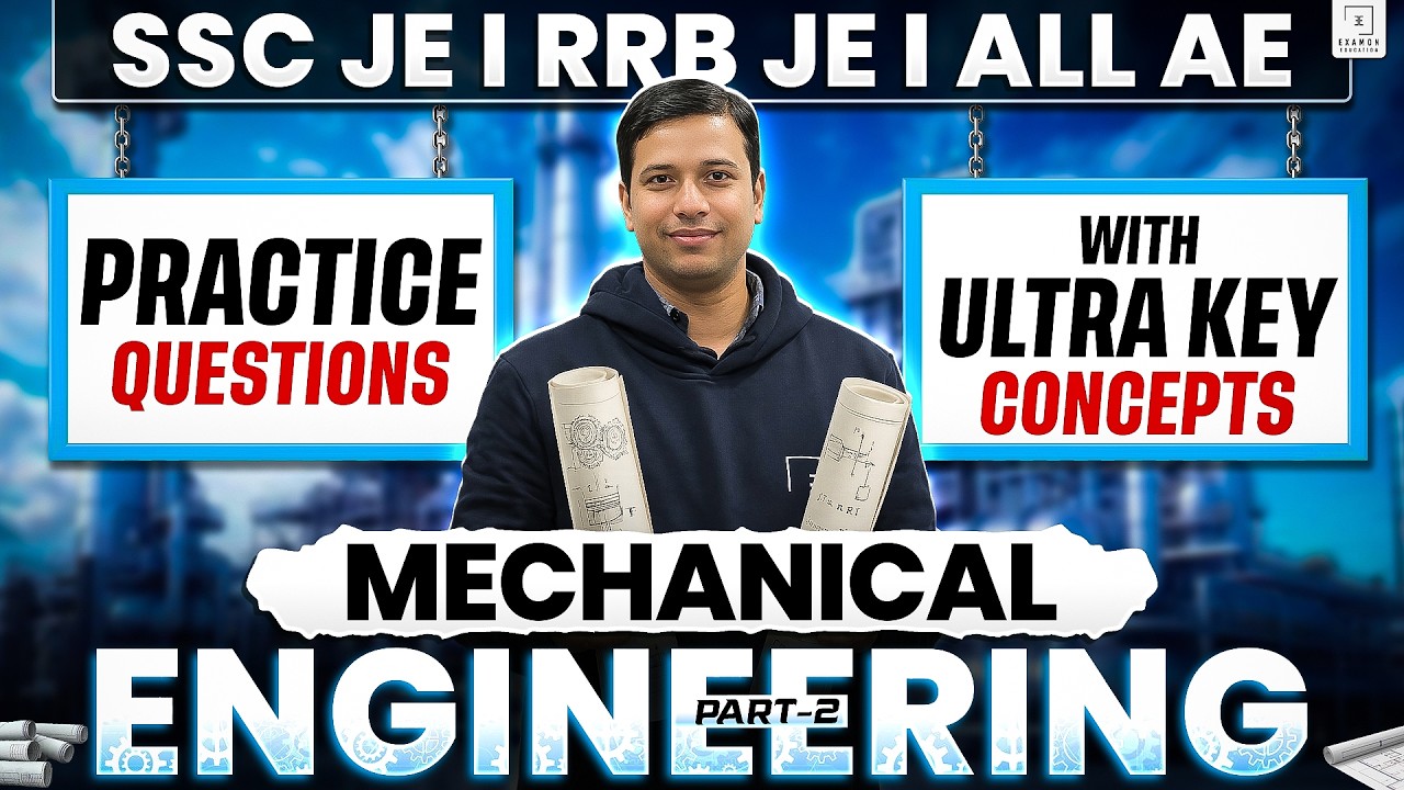 SSC JE | RRB JE Mechanical Most Expected Questions 2026 | Ultra Key Concepts | Part-2