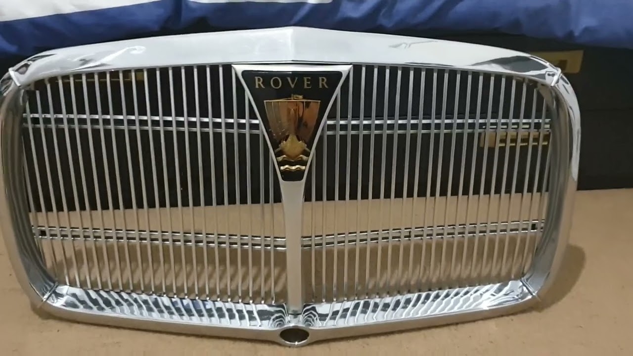 Rover P5 Grille Restore #classiccarrestoration #diy