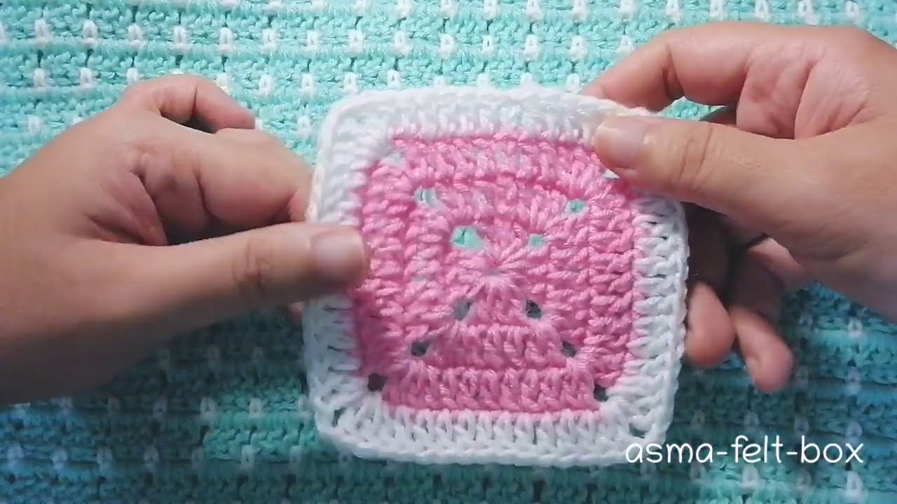 Tutorial Granny Square (solid) Crochet