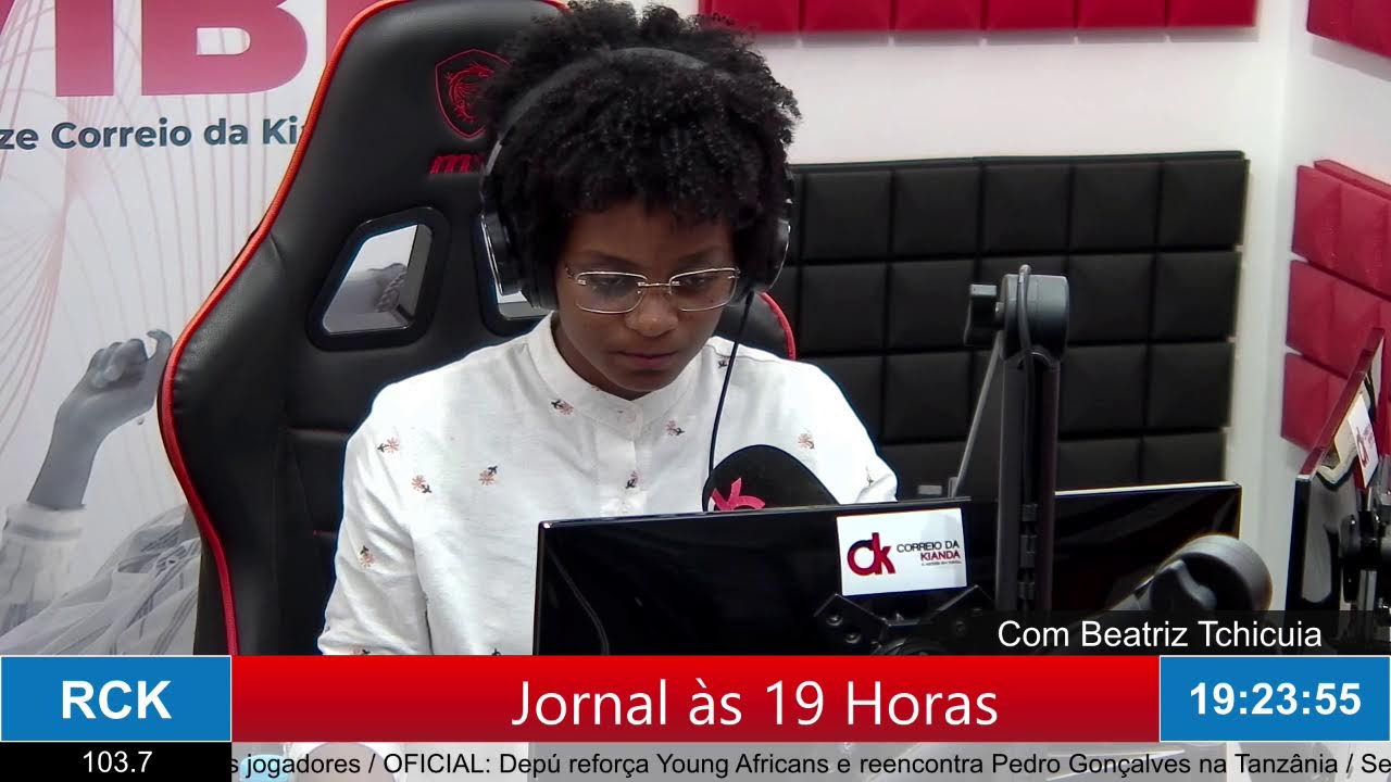 Jornal às 19 Horas - 103.7 FM - Rádio Correio da Kianda - 16/01/2026
