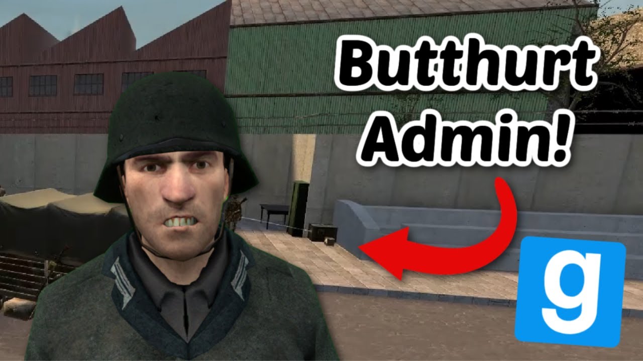 Самый обиженный админ Gmod 1942 Nazi RP