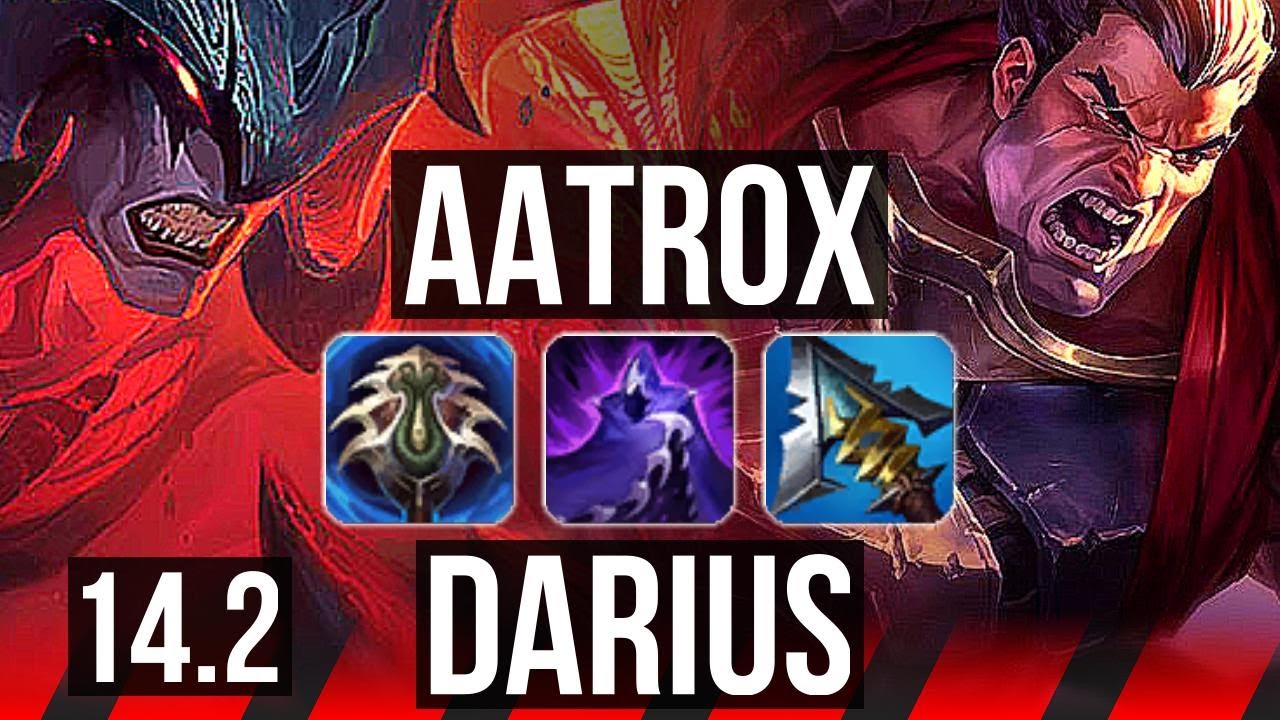 AATROX vs DARIUS (TOP) | Quadra, 2200+ games, Legendary, 16/3/6 | KR Grandmaster | 14.2