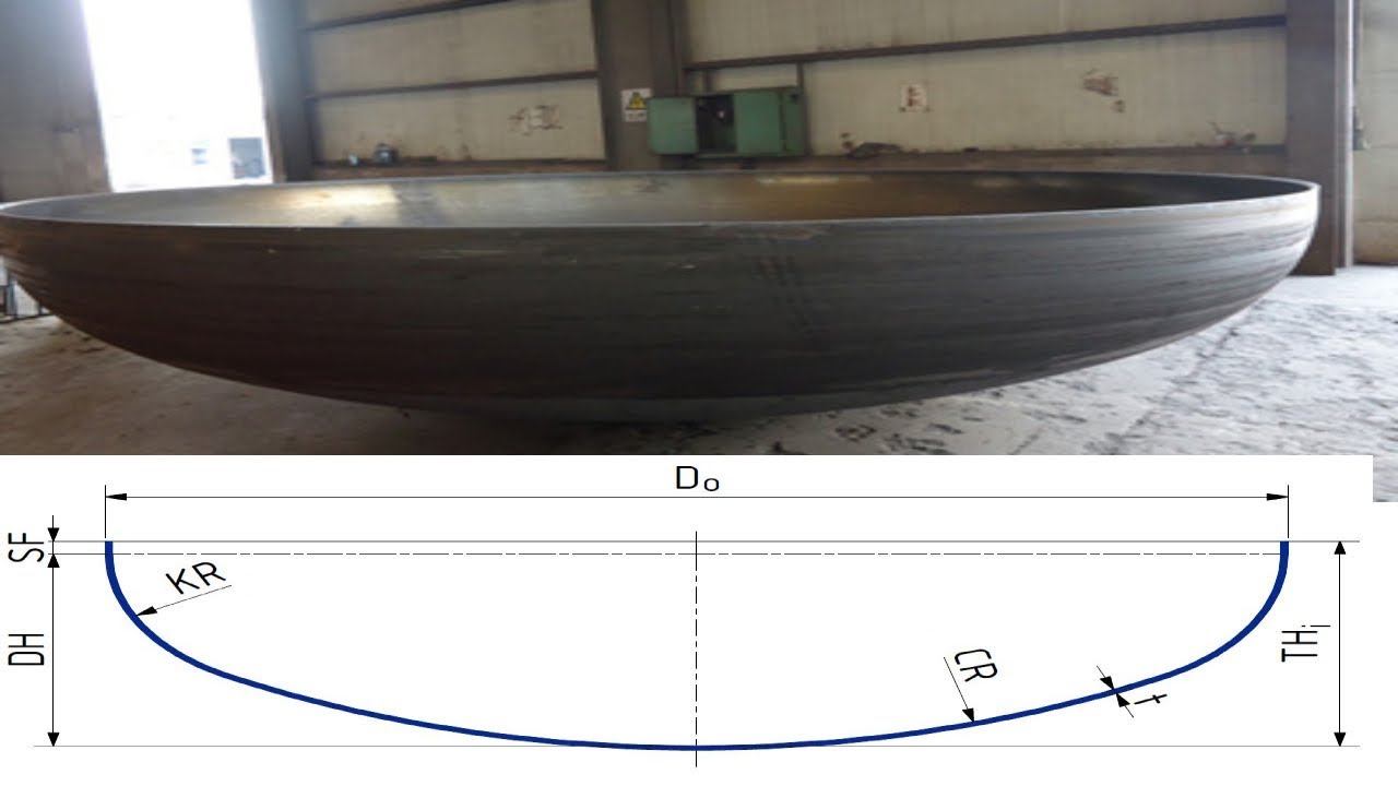Tank Dish end Forming Machine