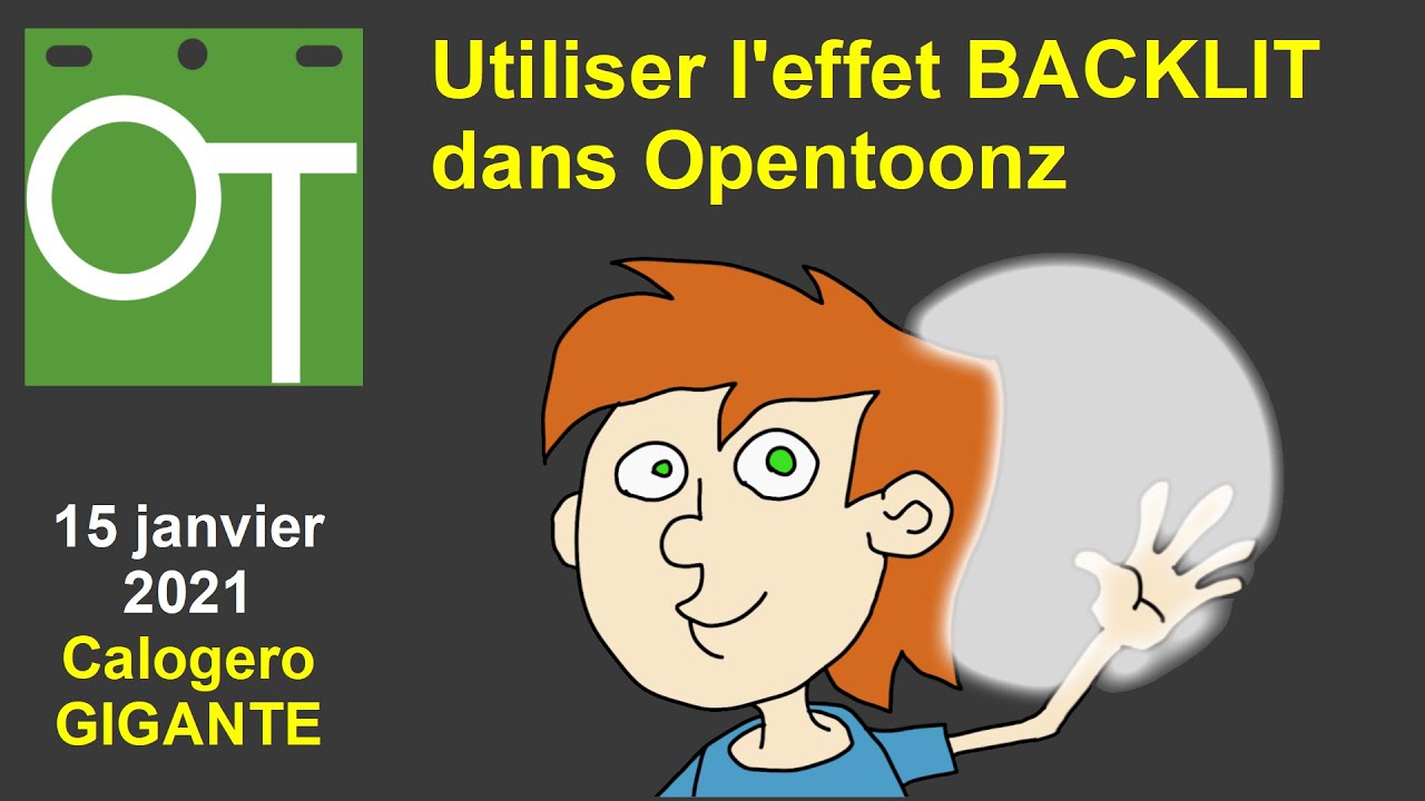 Tutoriel Opentoonz - effet spécial BACKLIT